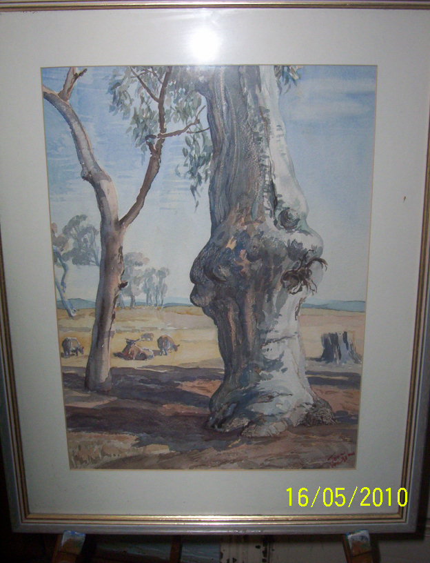 Australian Art & Artists, Watercolours, Oils, Paintings, Framed